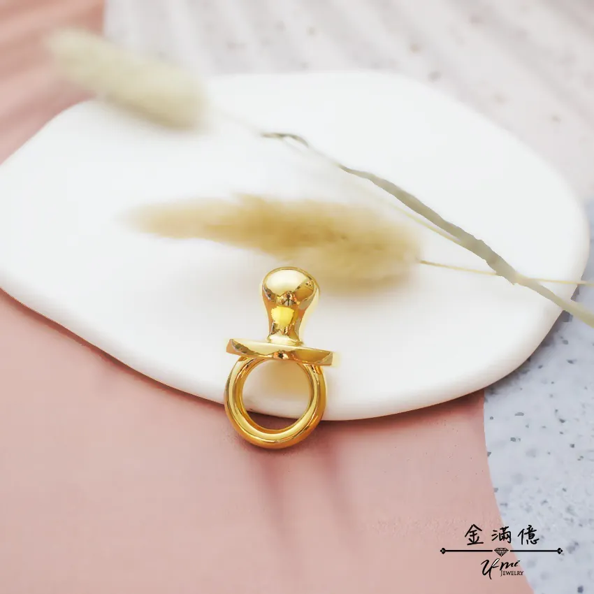 黃金墜飾-Q比金奶嘴|黃金奶嘴- 黃金彌月金飾_02