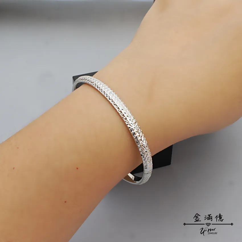 白金手鍊-光芒滿滿-女生白金手環_03
