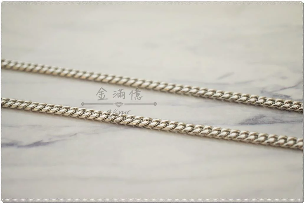 經典鱔魚骨造型-男生白金項鍊-鉑金項鍊|金滿億台南銀樓-01