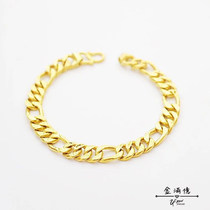歐美風古巴鍊-黃金手鍊 |男生手鍊