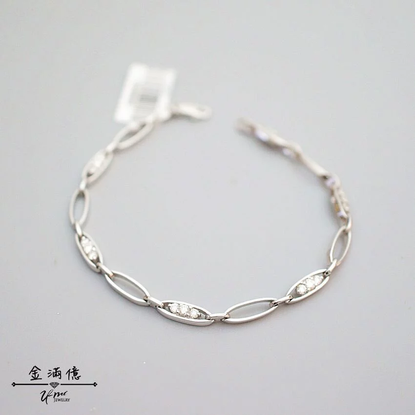 鑽石手鍊_浪漫閃光-天然鑽石女生手鍊_01