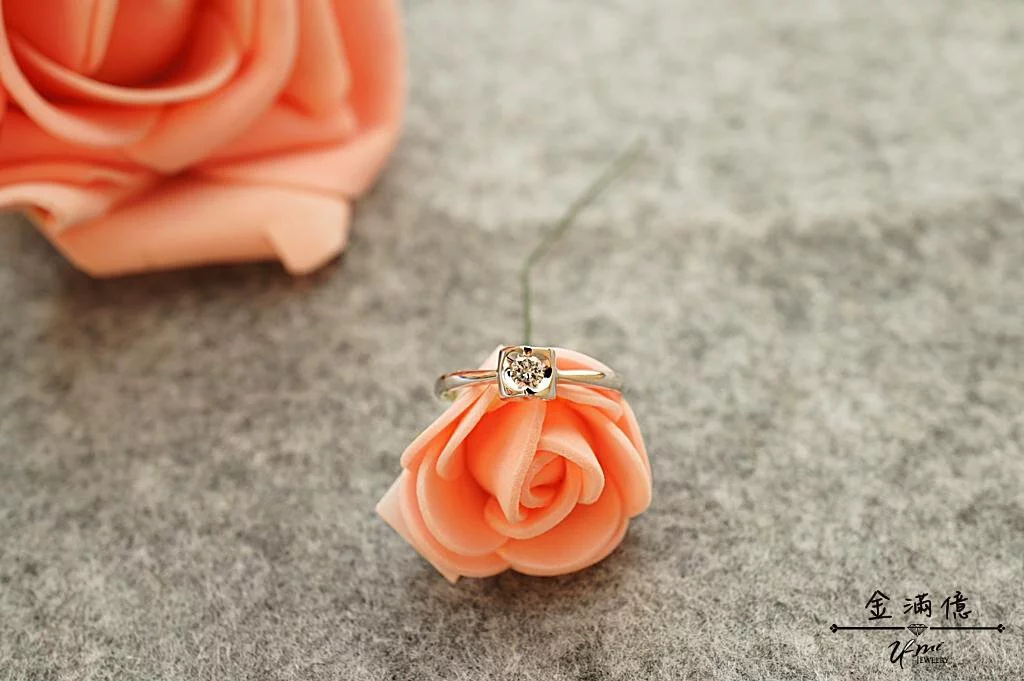 鑽石戒指-簡單之愛-求婚結婚鑽戒_01