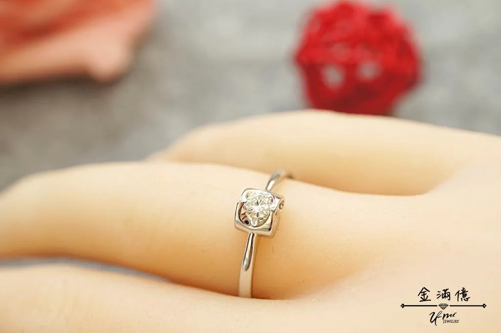 鑽石戒指-簡單之愛-求婚結婚鑽戒_03