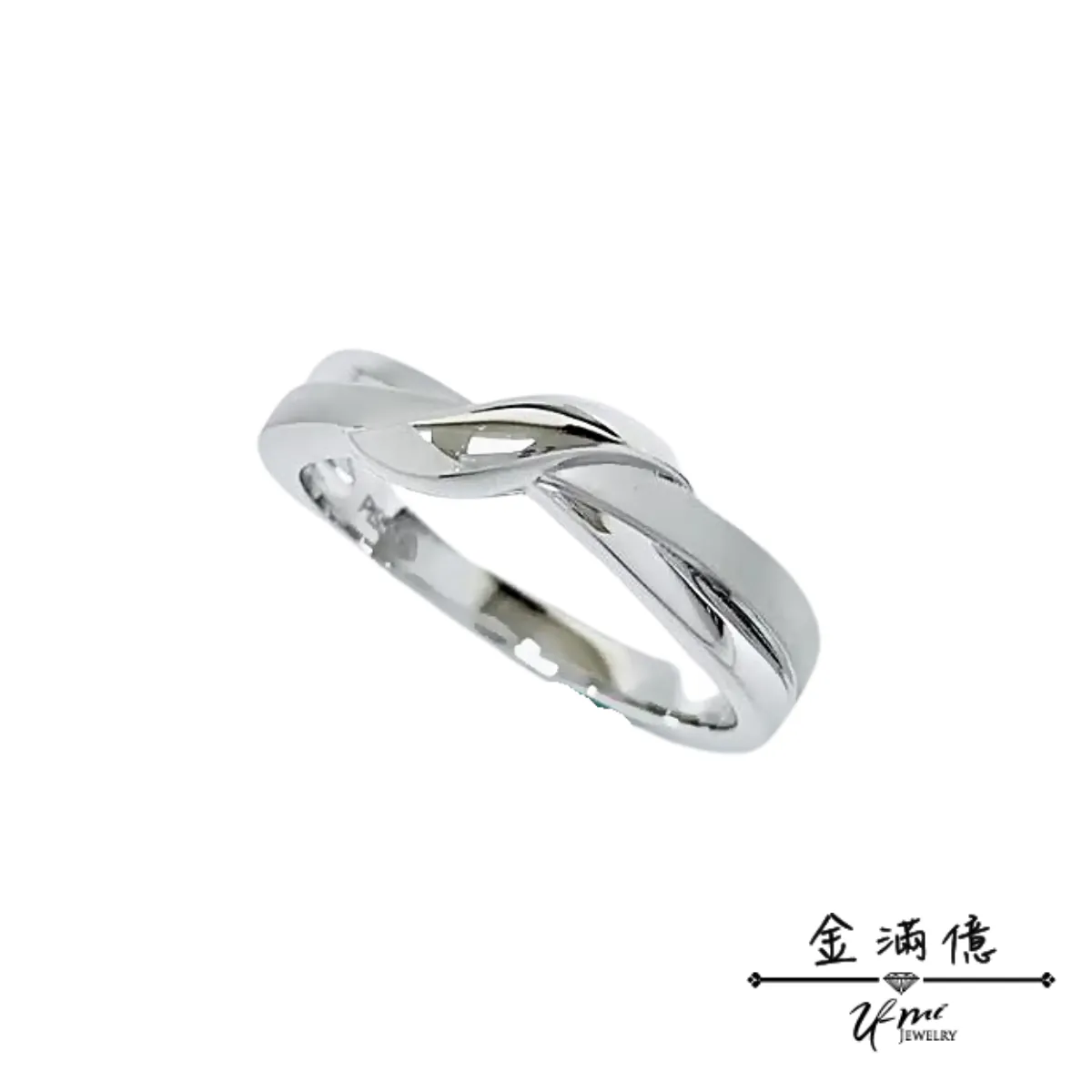 交織閃耀的未來-白金對戒|鑽石戒指