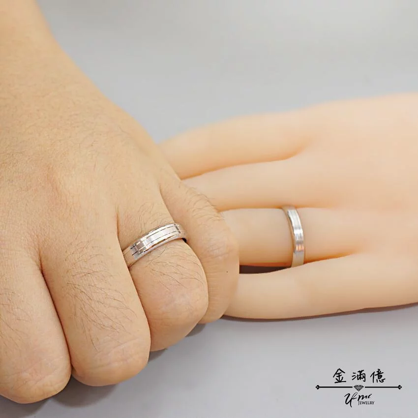 白金對戒- 憨厚樸實的愛- 鉑金結婚戒指_04