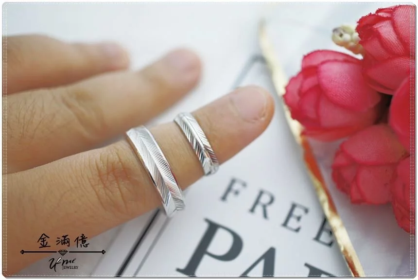 白金對戒- 光之箭矢- 鉑金結婚戒指_03