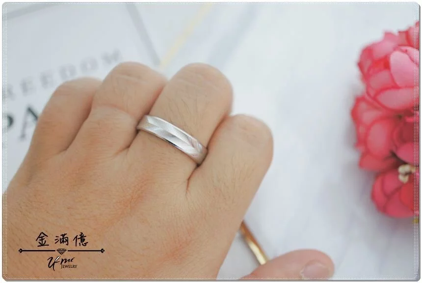 白金對戒- 光之箭矢- 鉑金結婚戒指_04
