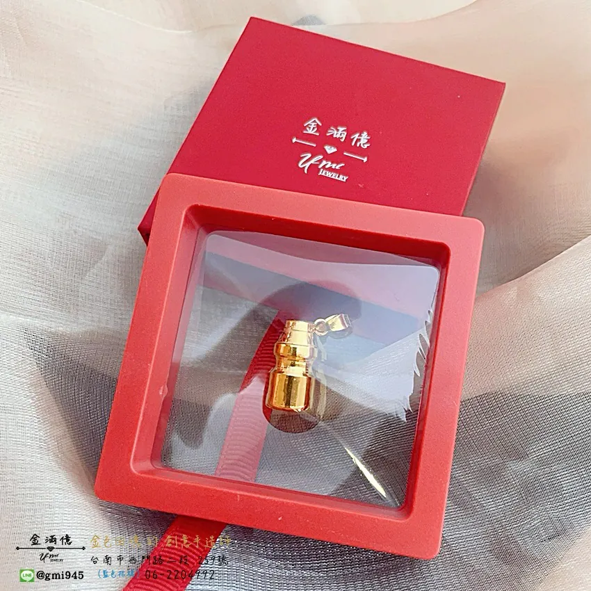 客製化飾品-養樂多造型-神明黃金-黃金項鍊(3)
