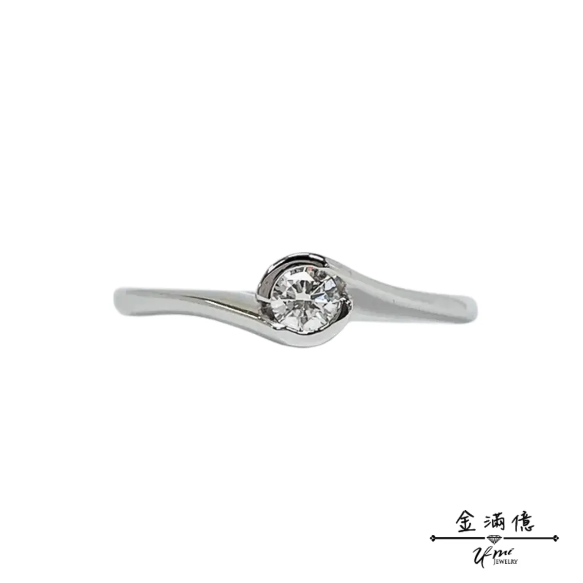 包容-鑽石戒指-白金戒指|求婚戒指_01