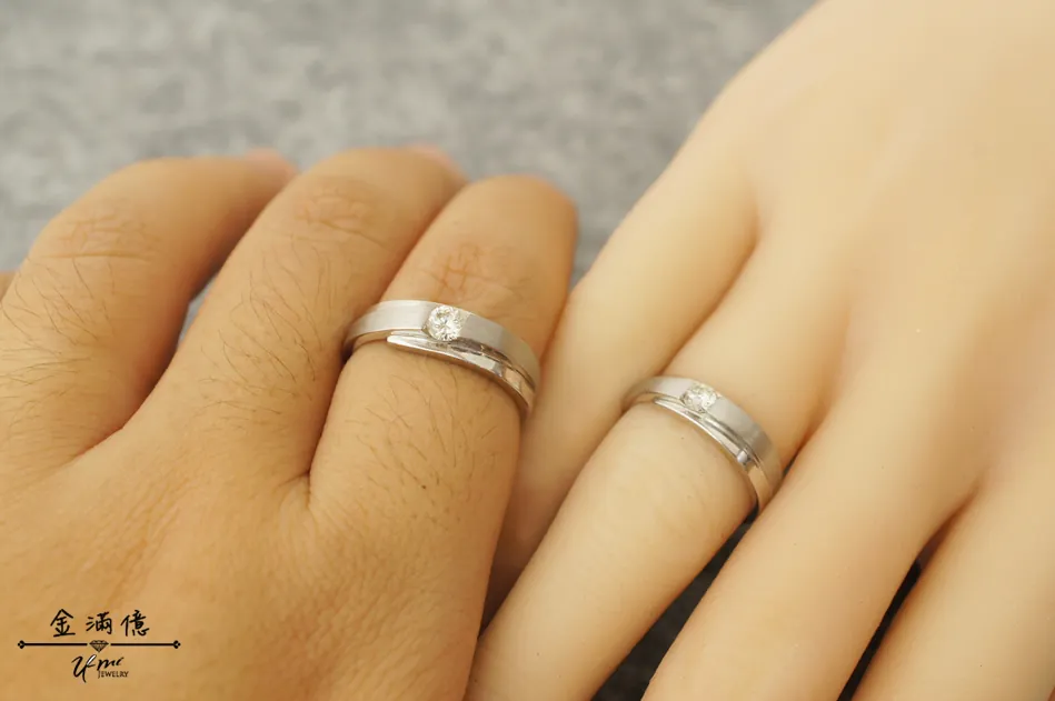 結婚鑽石對戒- 劃過天際- 鑽石戒指_01