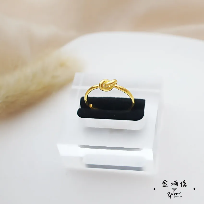 同心扭結-黃金戒指｜女生金戒指