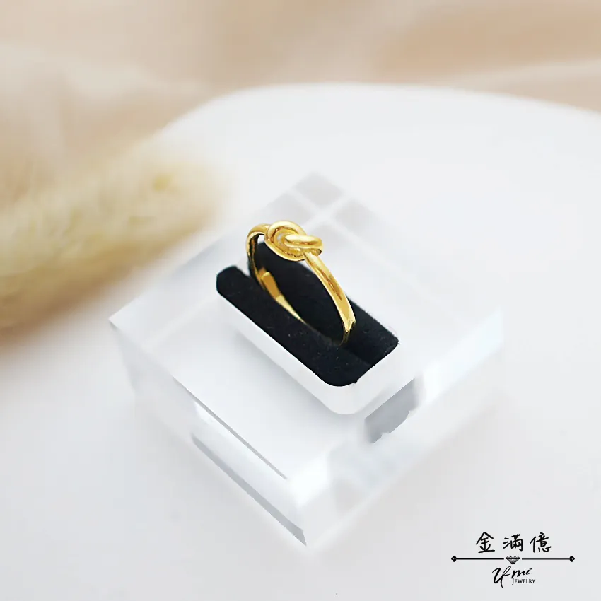 同心扭結-黃金戒指｜女生金戒指|金滿億台南銀樓_03