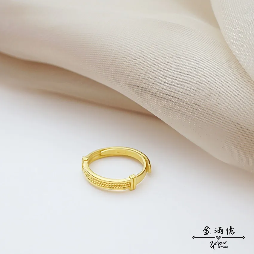 微笑的一天-黃金戒指｜女生金戒指
