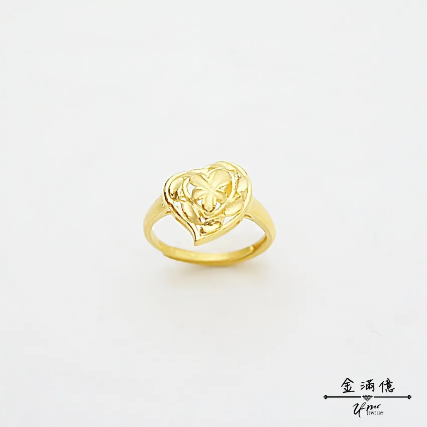 大方的愛-黃金戒指｜女生金戒指