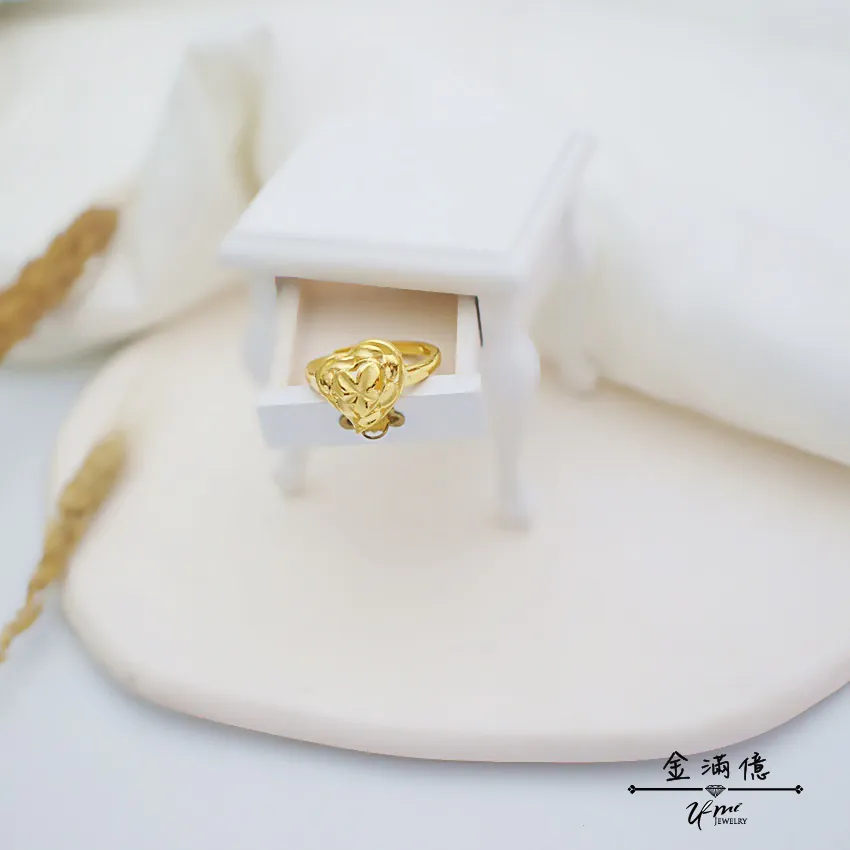 大方的愛-黃金戒指｜女生金戒指|金滿億台南銀樓_02