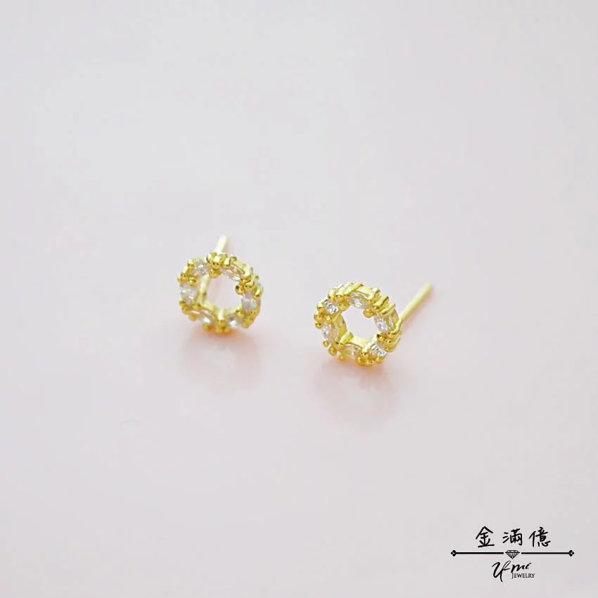 黃金耳環-許願之光-女生耳環_02