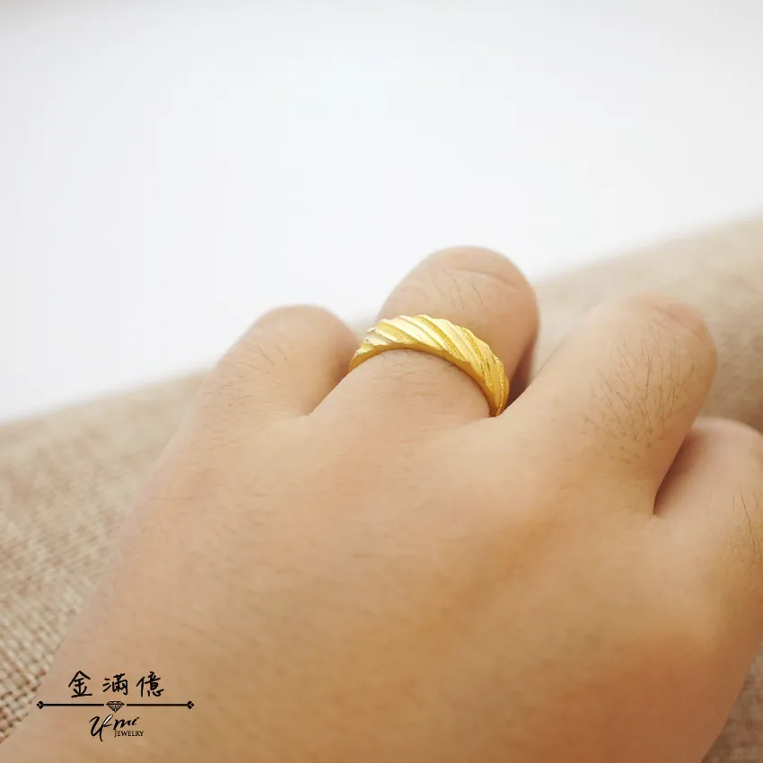 黃金戒指-夏趴夏趴-黃金男生戒指_03