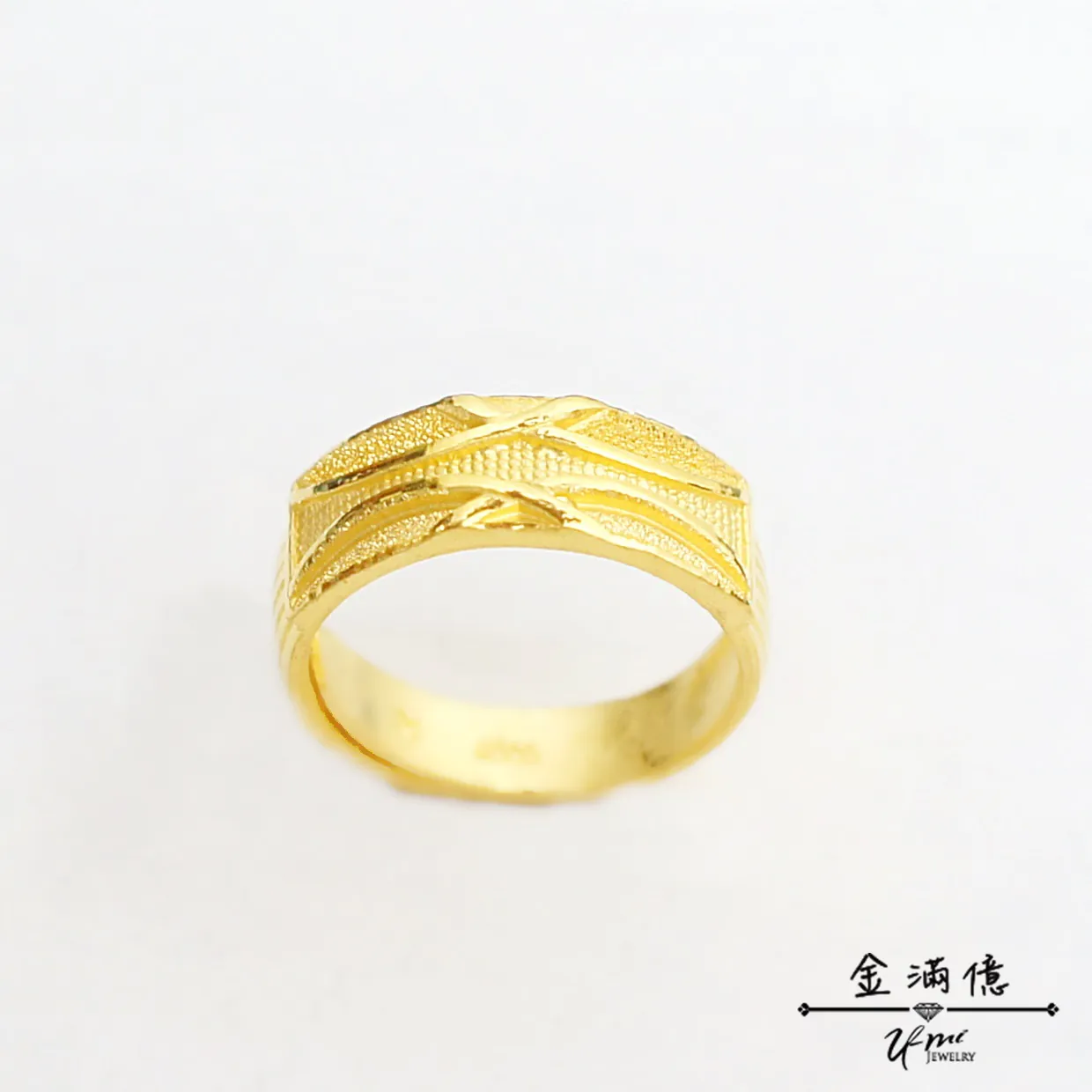 個性圖騰造型 - 黃金戒指 - 男生戒指