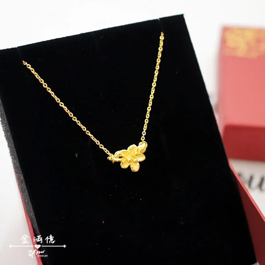花兒美-黃金套鍊 | 女生黃金項鍊