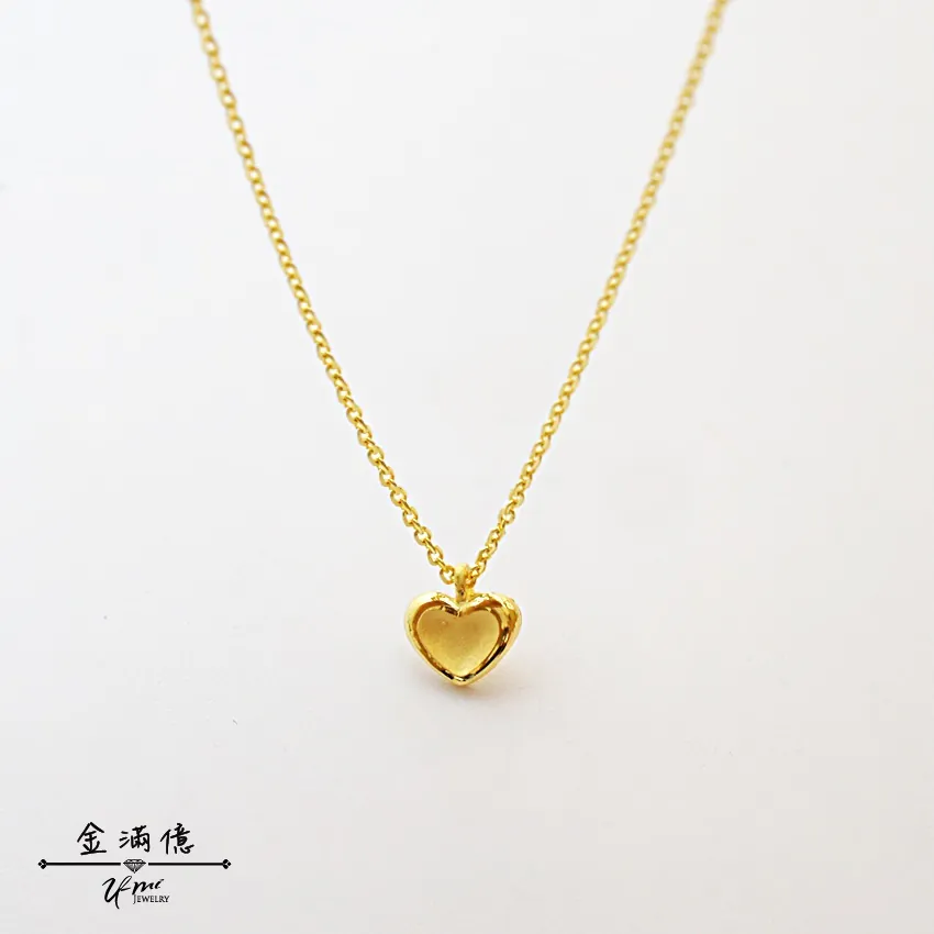 迷你小愛心-黃金套鍊 | 女生黃金項鍊