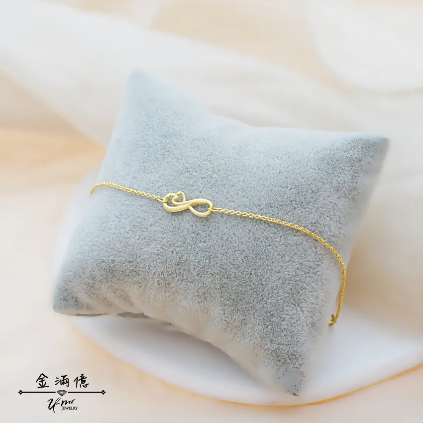 黃金手鍊-無限愛妳-黃金女生手鍊_02