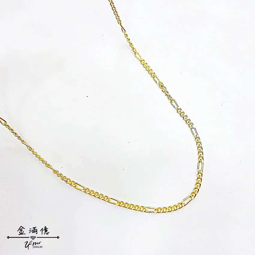 鳳眼小古巴-女生黃金項鍊