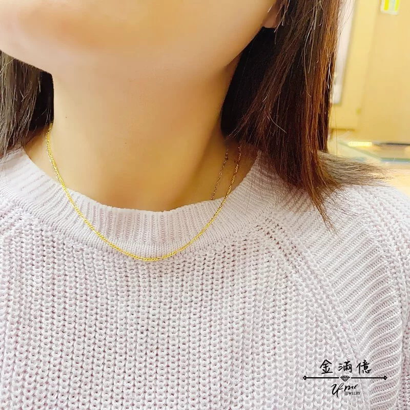 黃金項鍊-鳳眼小古巴-女生黃金項鍊_03