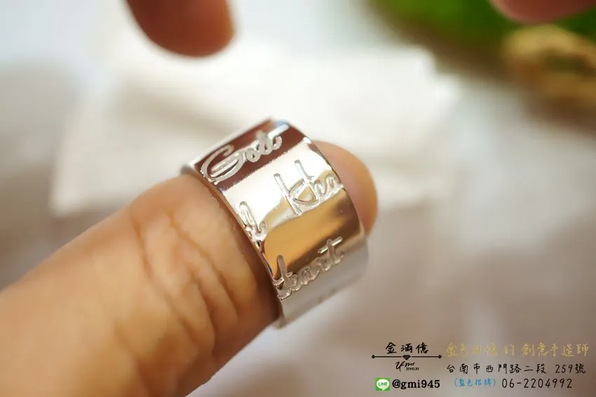 特殊訂做-十字架純銀戒指(1)