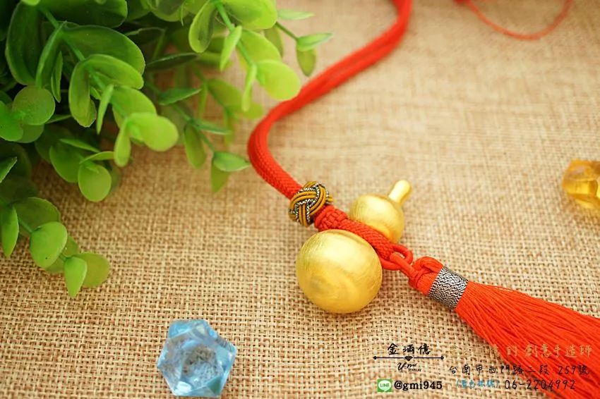 特殊訂做黃金-濟公師傅的黃金葫蘆酒罐 (2)