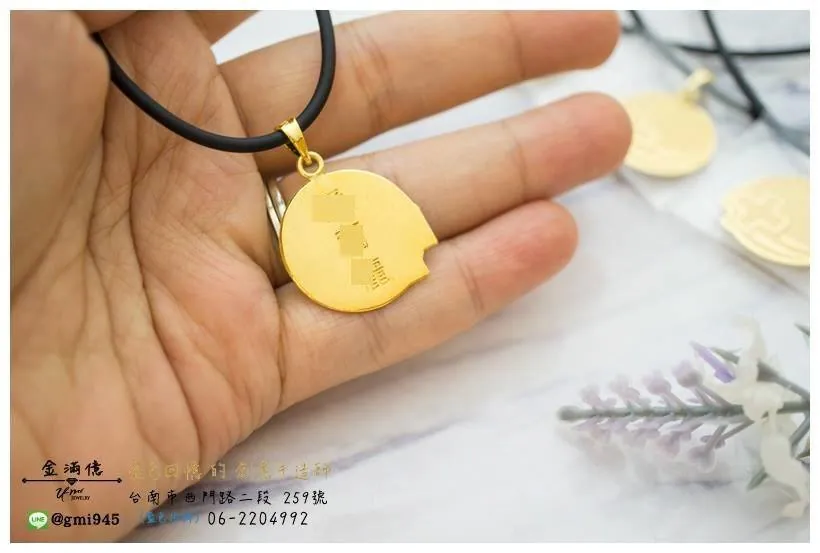 特殊訂做黃金-公司禮品黃金墜飾 (2)