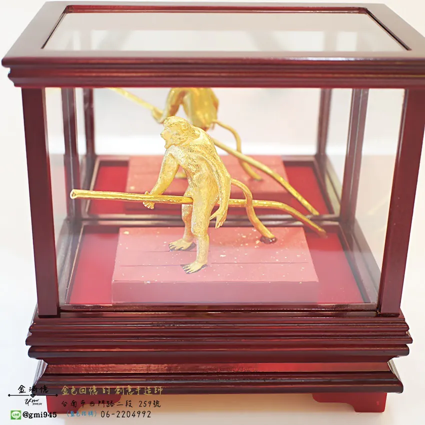 客製化飾品-純金猴子-黃金擺件|禮品