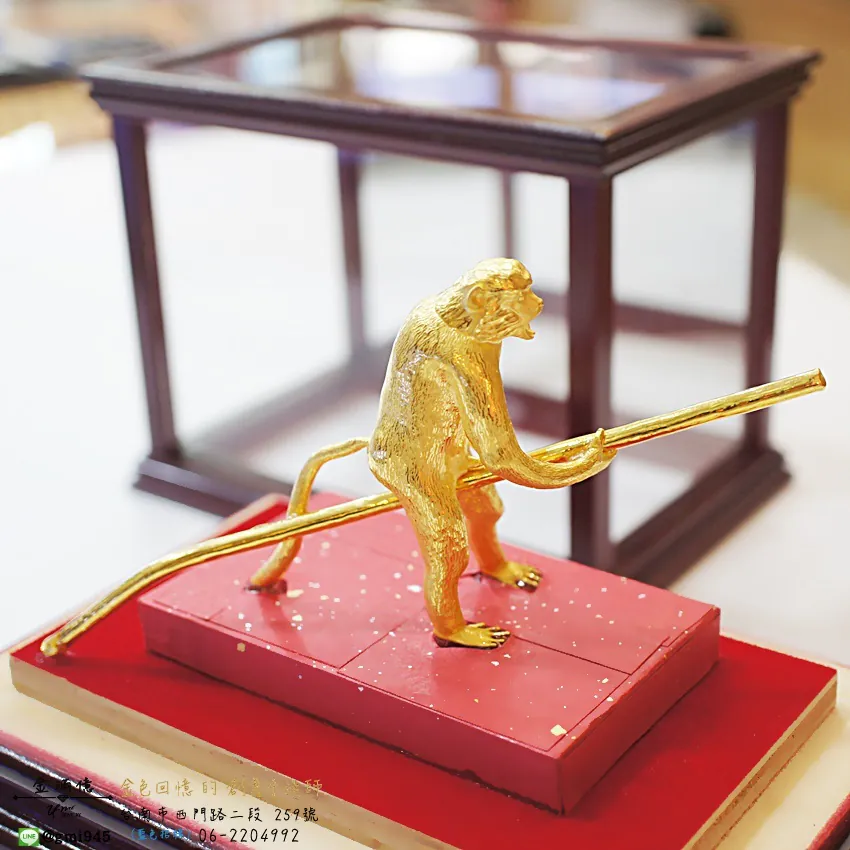 客製化飾品-純金猴子--黃金擺飾|擺件 (3)