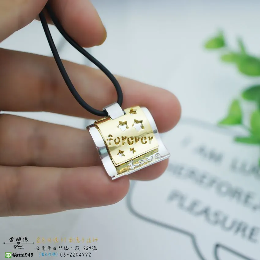 客製化銀飾-飾品-金飾與銀飾的結合 -訂做項鍊 (4)