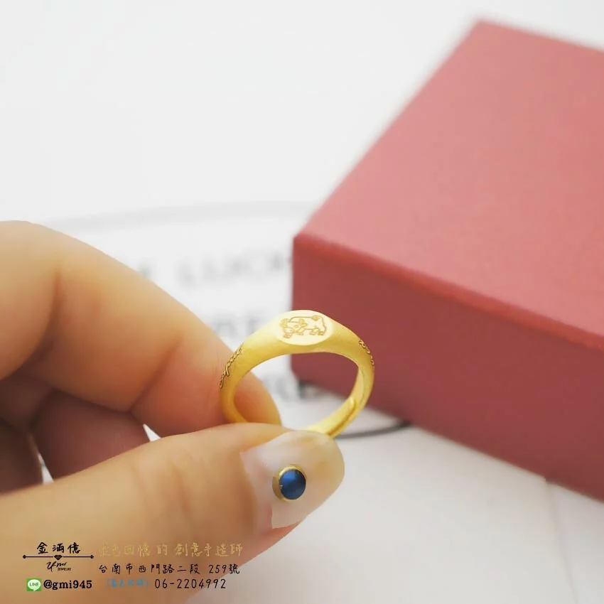 客製化飾品-金牛戒-訂做黃金|黃金戒指 (3)