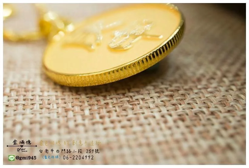 客製化飾品-單面生肖單面庚申-訂做黃金|天干地支|開運飾品 (3)
