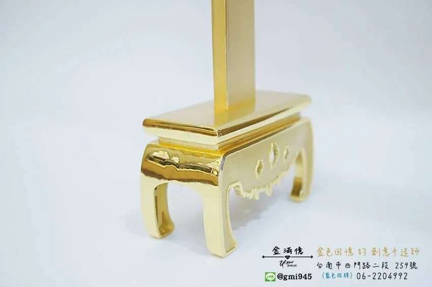 特殊訂做黃金金牌-福德正神純金神明主牌-純銀神桌 (3)
