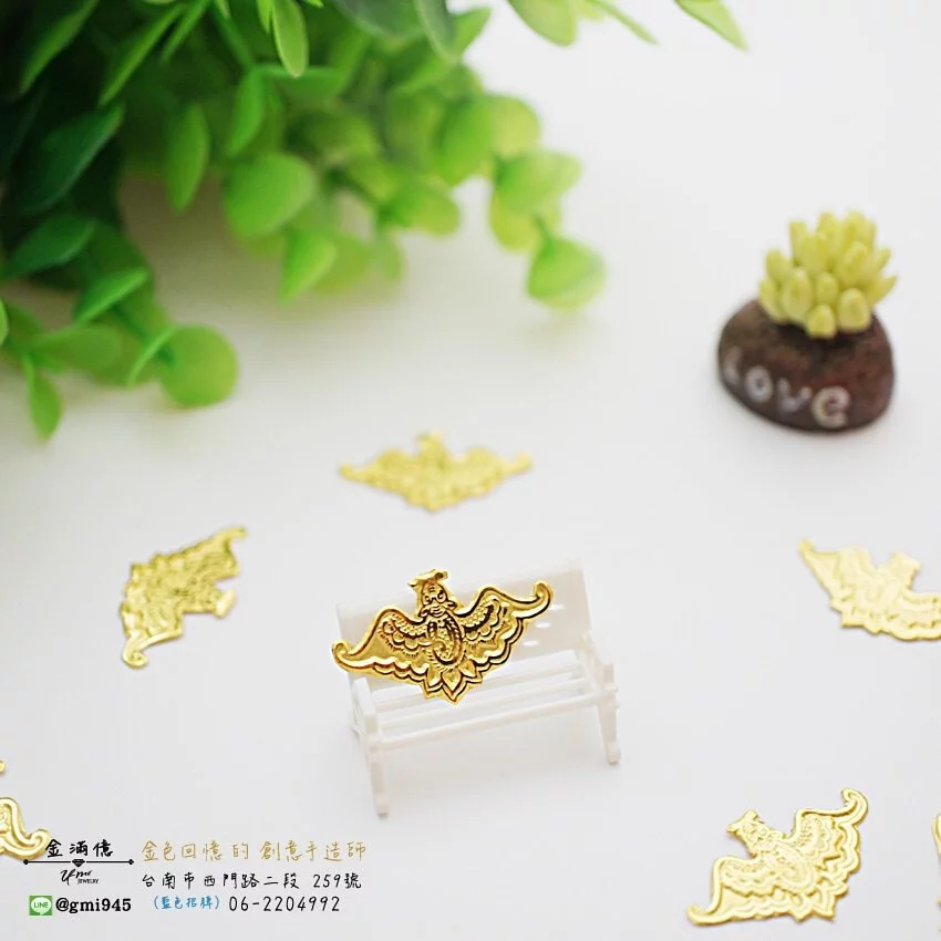 特殊客製化-純金蝙蝠造型-黃金金牌