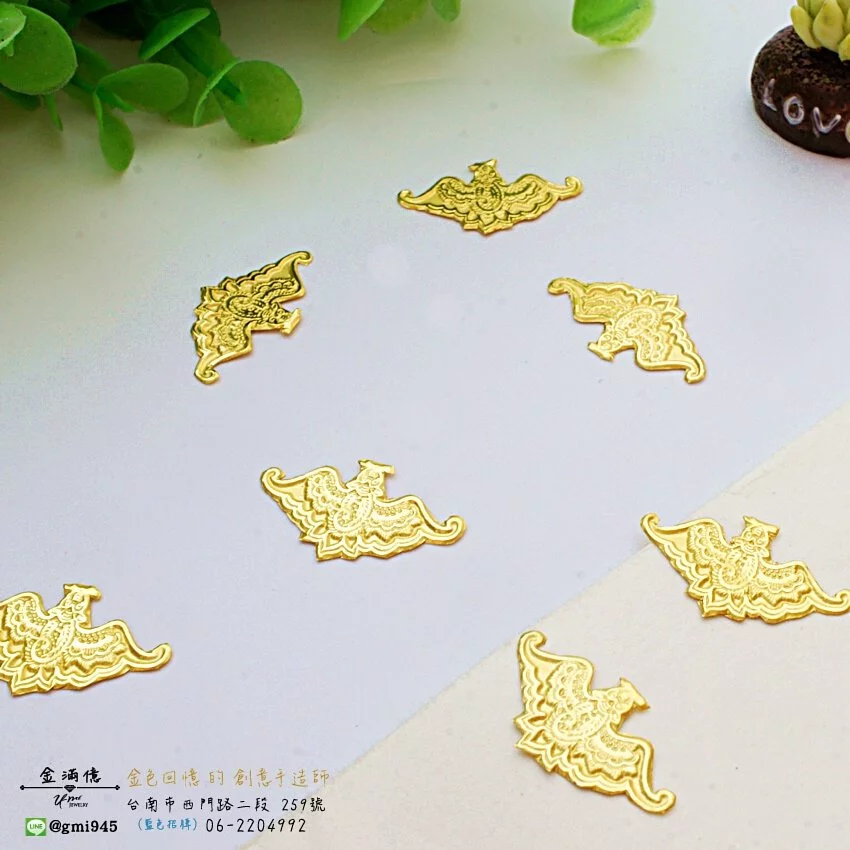 特殊客製化-純金蝙蝠造型-黃金金牌