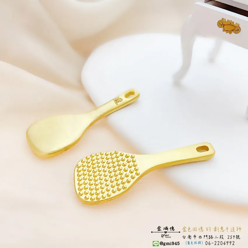 客製化飾品-黃金飯匙-黃金擺飾|禮品 (4)
