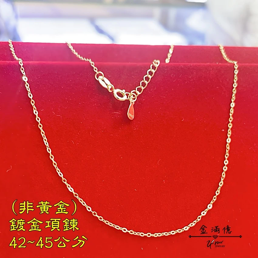 鍍金項鍊 (非黃金)