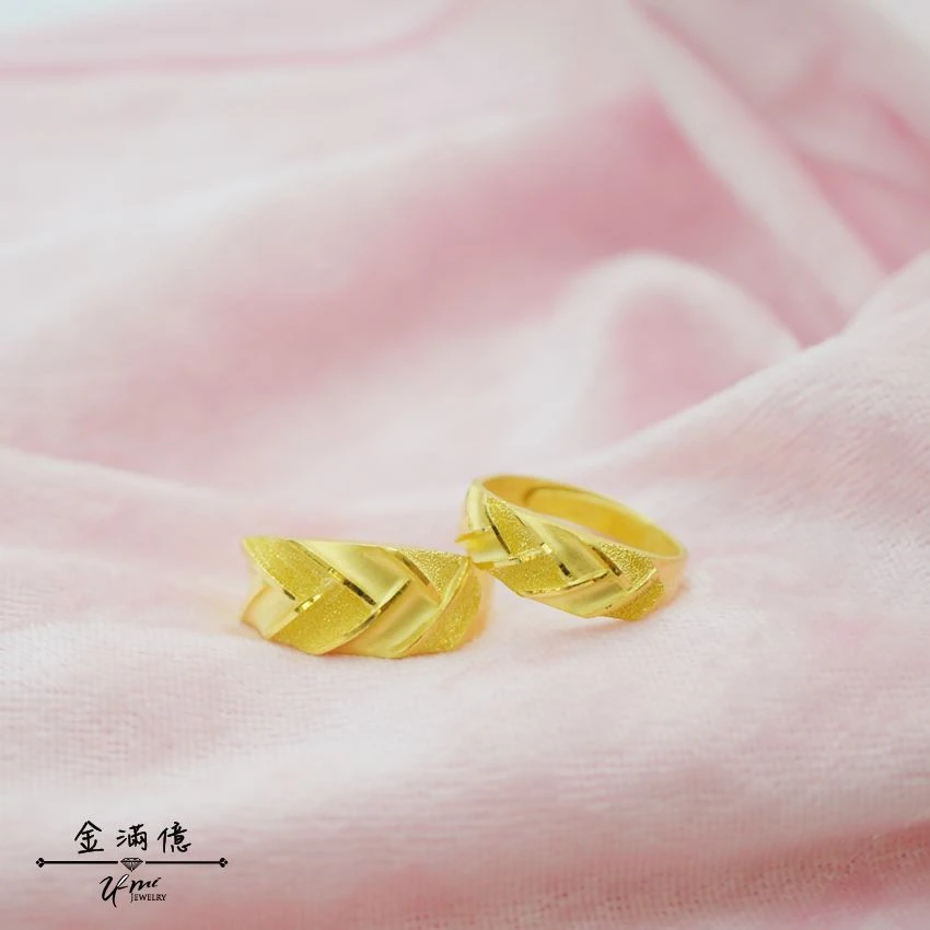 黃金戒指-繁榮世界-黃金對戒_02