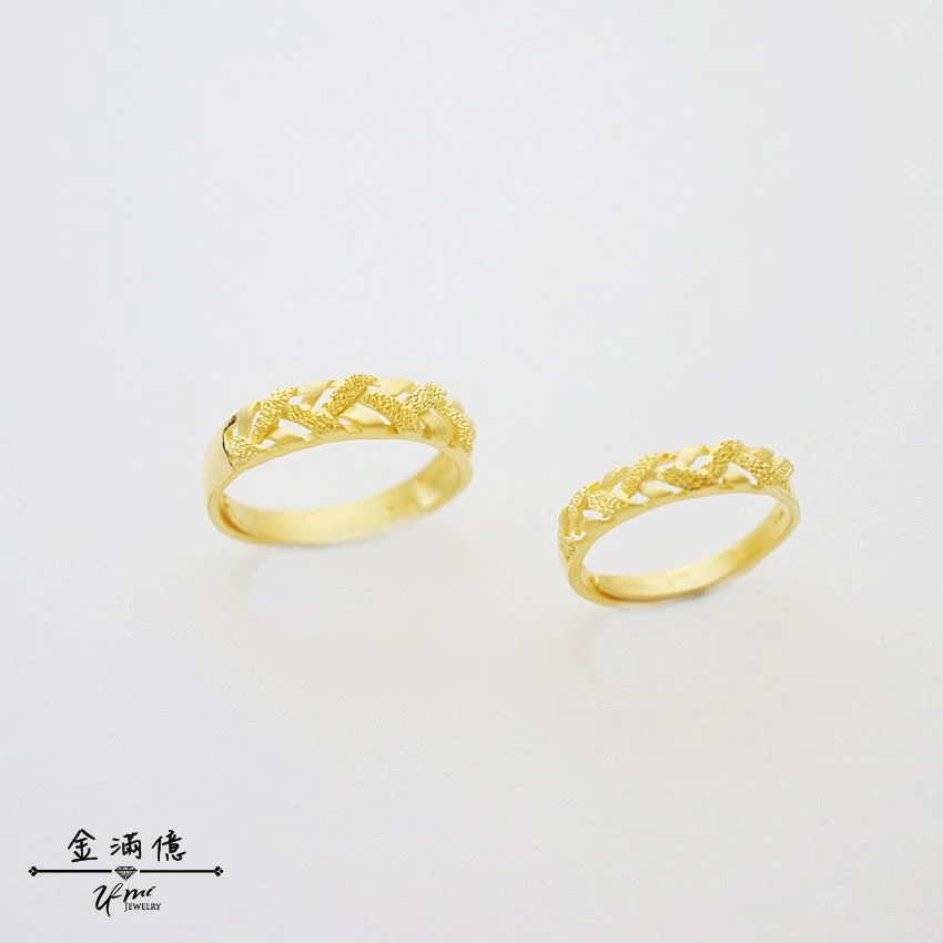 黃金戒指-我為妳閃耀-黃金對戒_01
