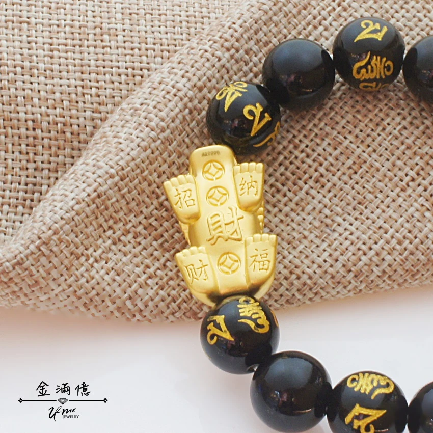 精打細算-黃金貔貅手鍊|金滿億銀樓-03