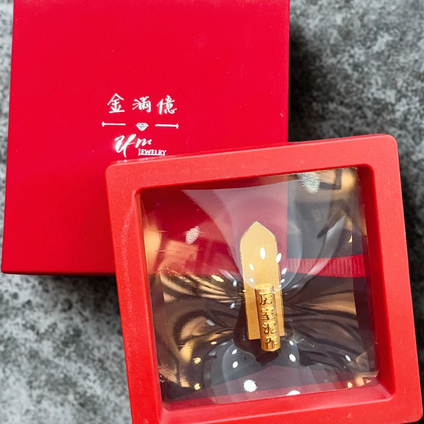 客製化飾品-生財工具黃金抹刀-黃金禮物04