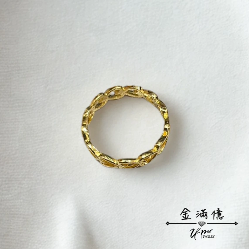 整圈愛心造型-黃金戒指｜女生金戒指|金滿億台南銀樓_03