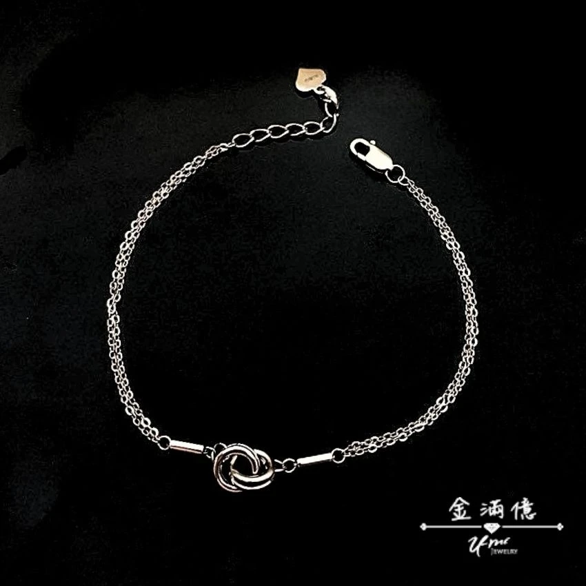 命定交集-女生白金手鍊|鉑金手鍊