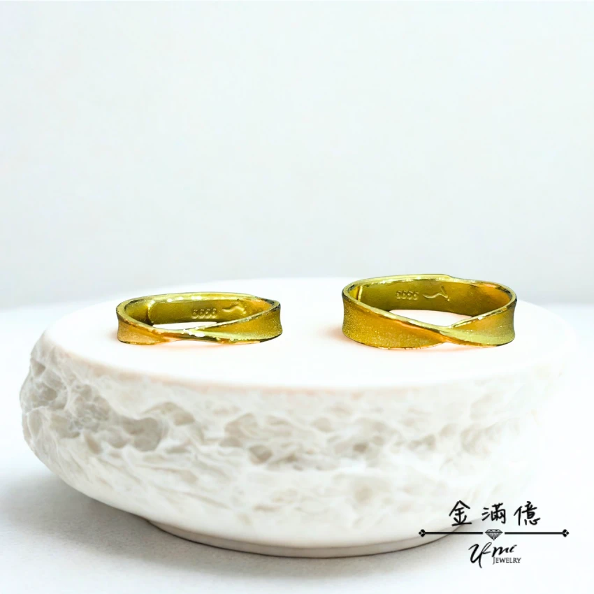 黃金戒指-命定交會-黃金對戒_02