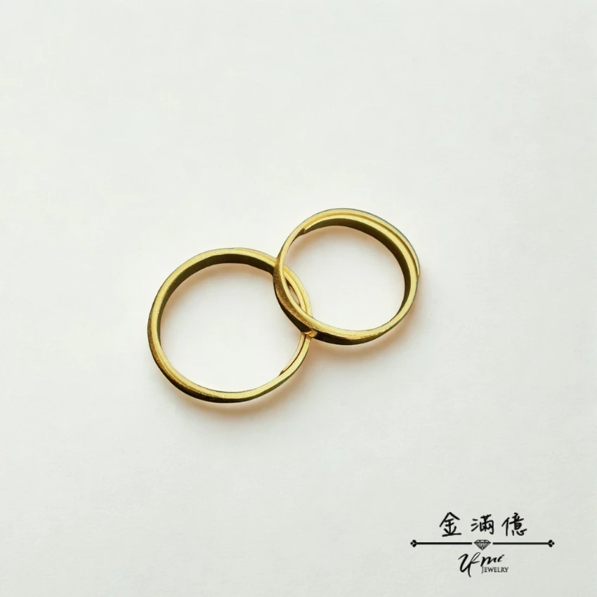 星河光跡-黃金對戒｜黃金戒指