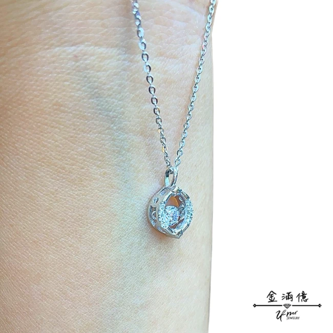 心律跳動-女生白金套鍊|白金項鍊