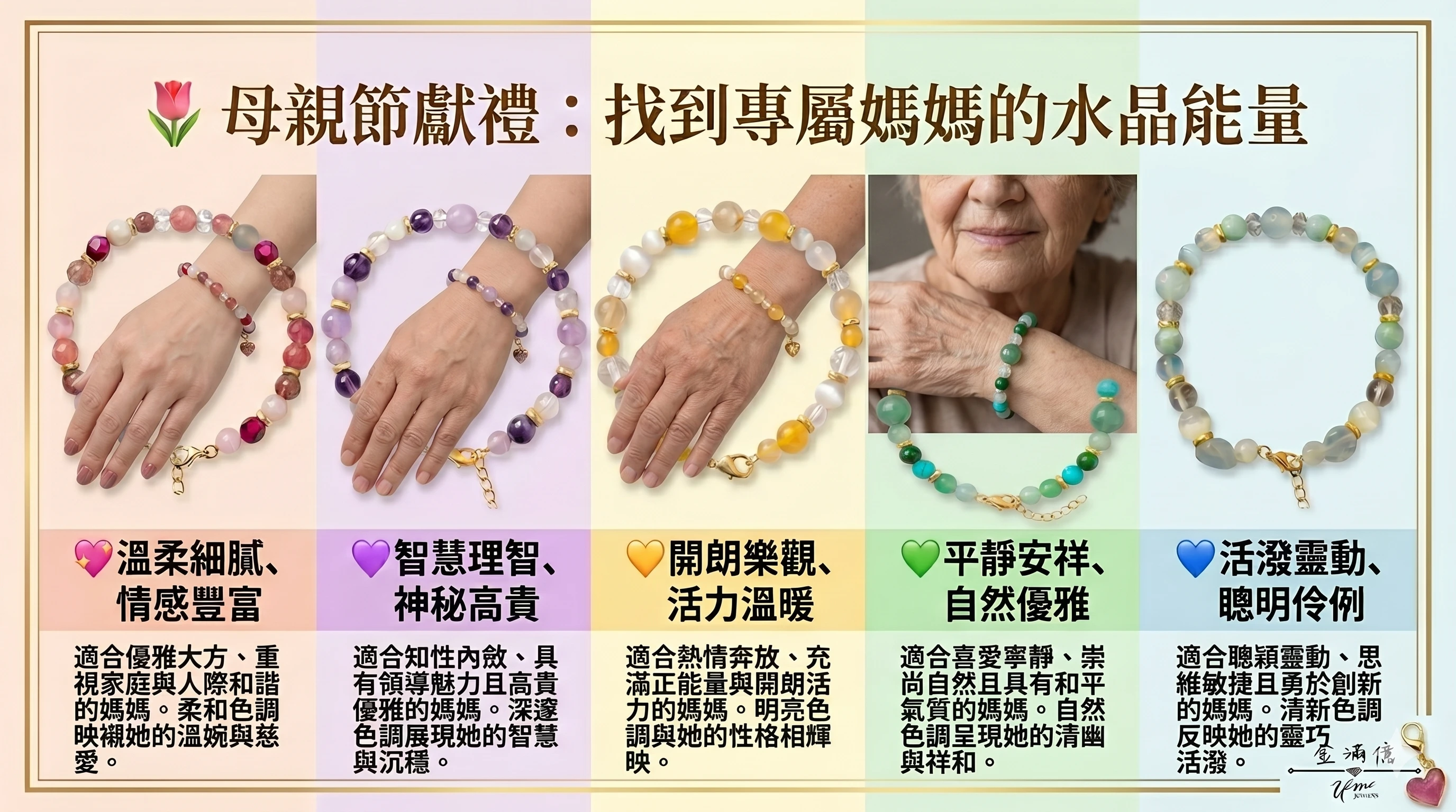 黃金水晶手鍊